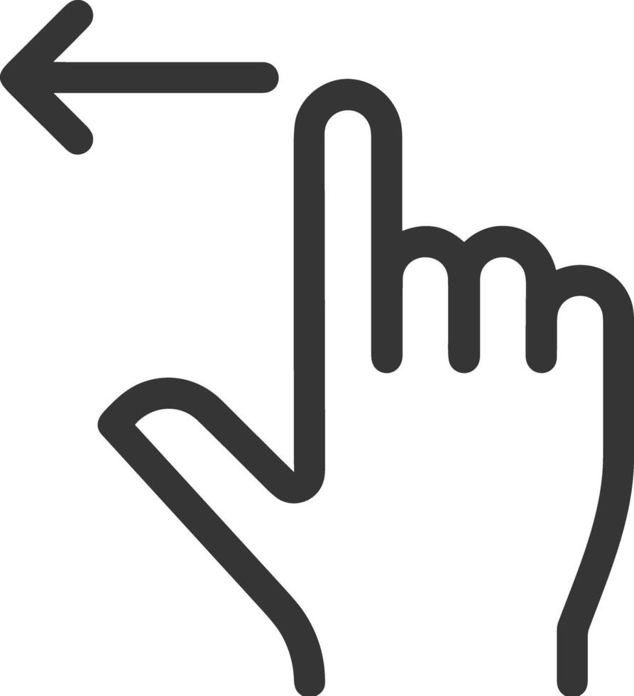 Hand icon symbol image illustration vector