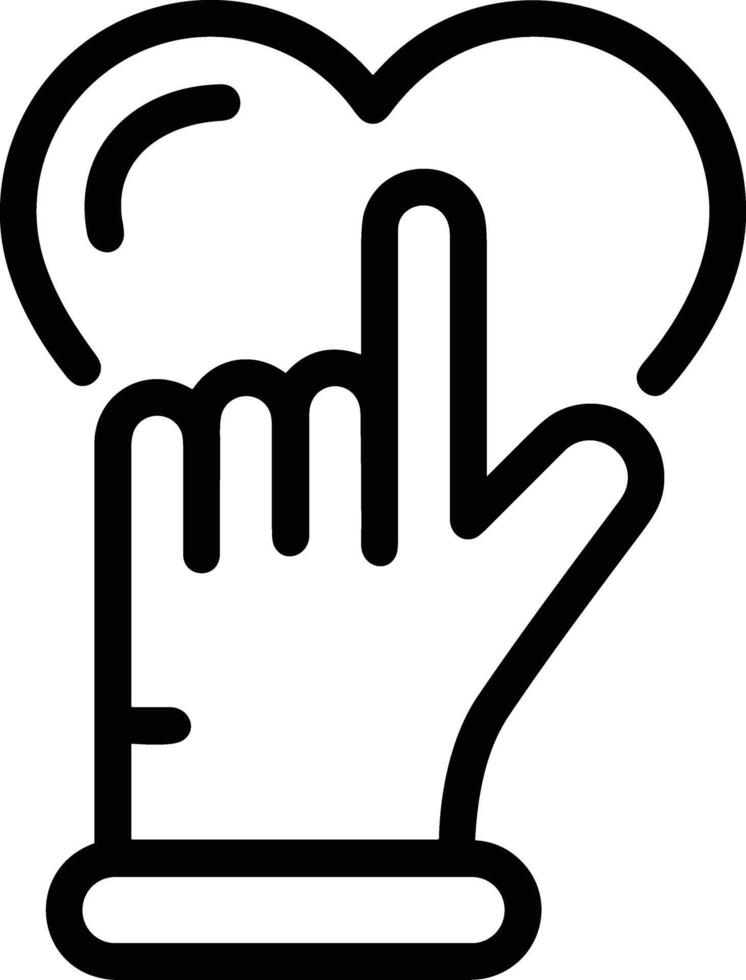 Hand icon symbol image illustration vector