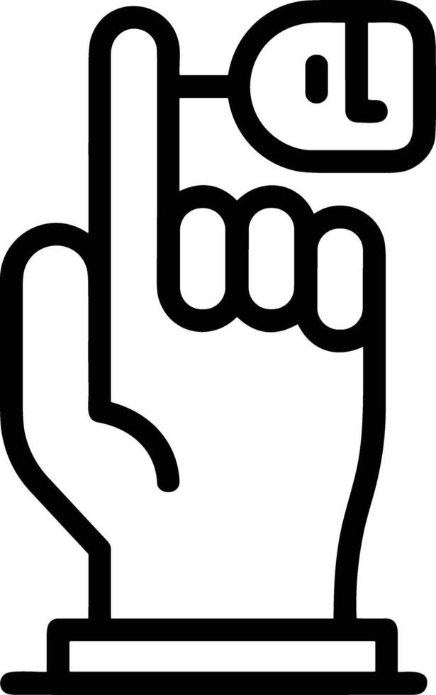Hand icon symbol image illustration vector