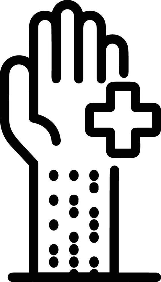 Hand icon symbol image illustration vector