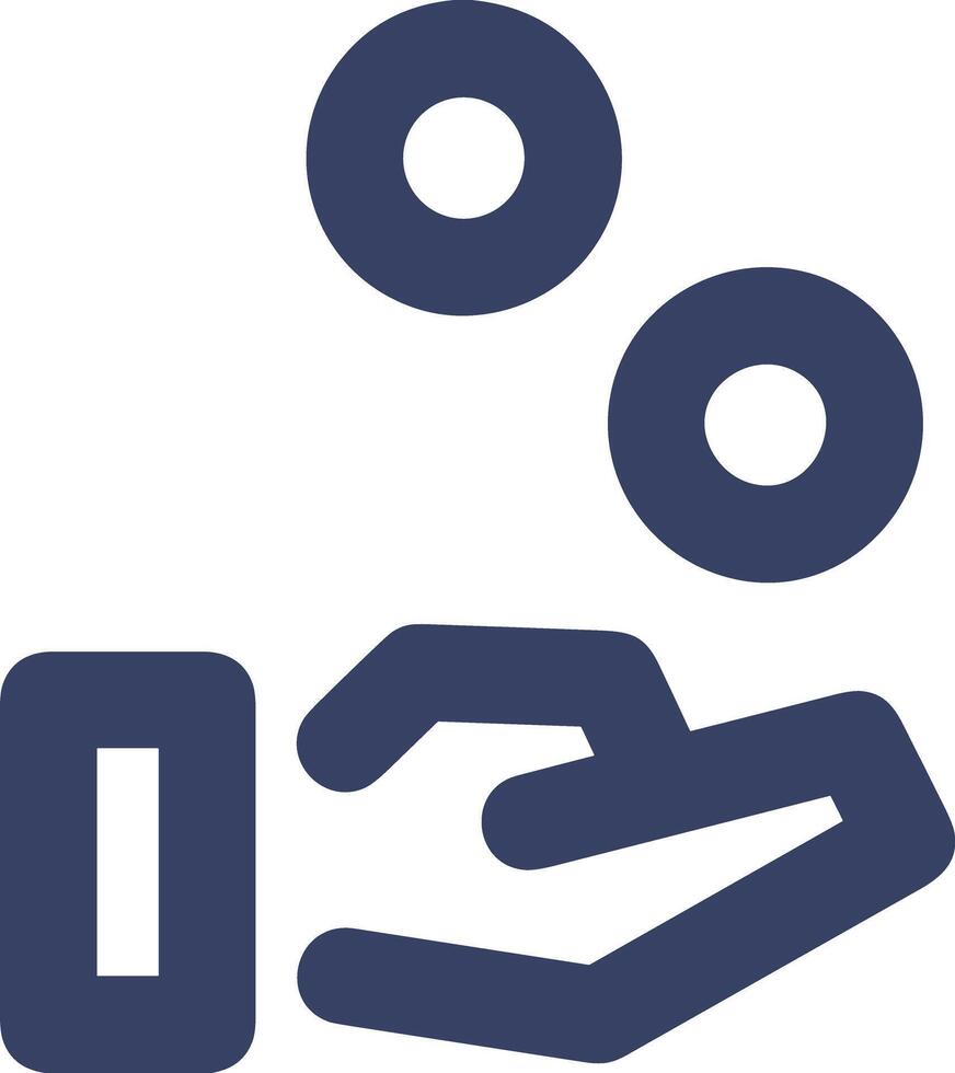 Hand icon symbol image illustration vector