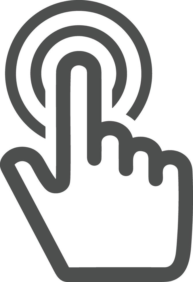 Hand icon symbol image illustration vector