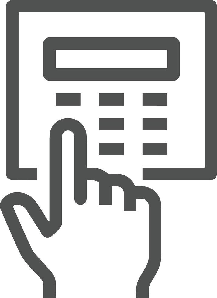 Hand icon symbol image illustration vector
