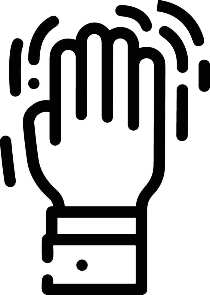 Hand icon symbol image illustration vector