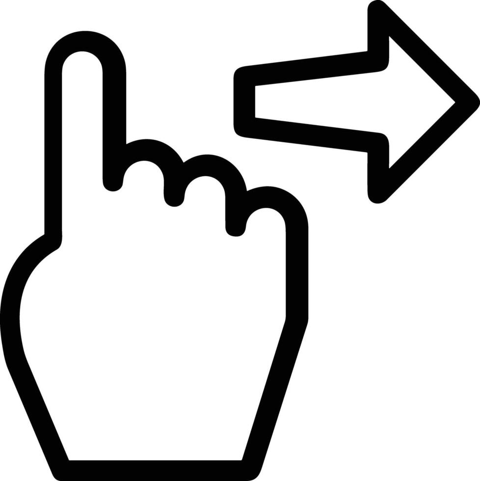 Hand icon symbol image illustration vector