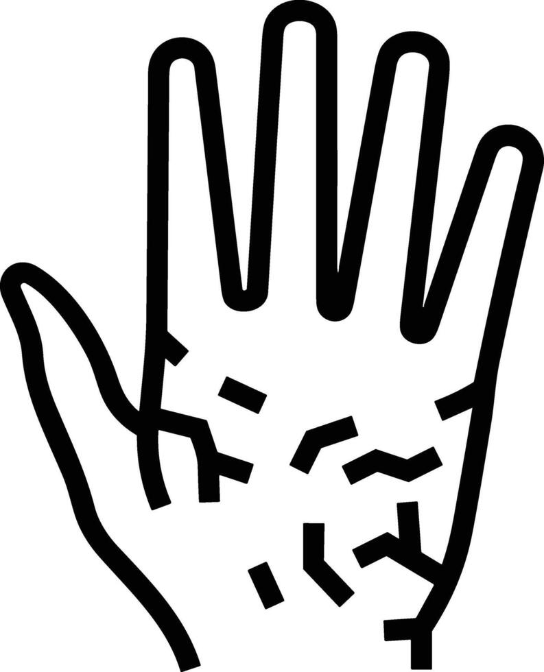 Hand icon symbol image illustration vector