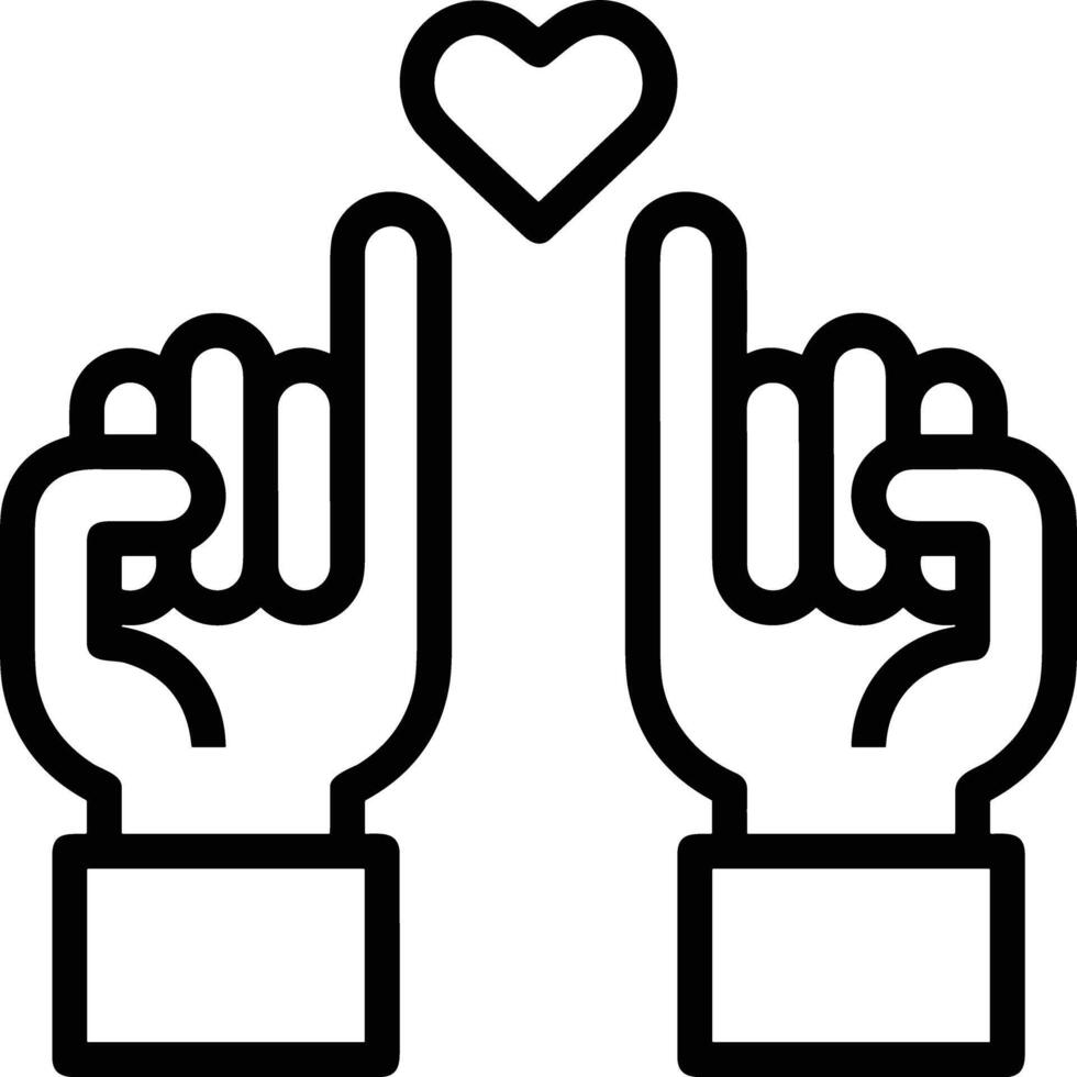 Hand icon symbol image illustration vector