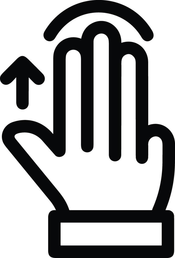 Hand icon symbol image illustration vector