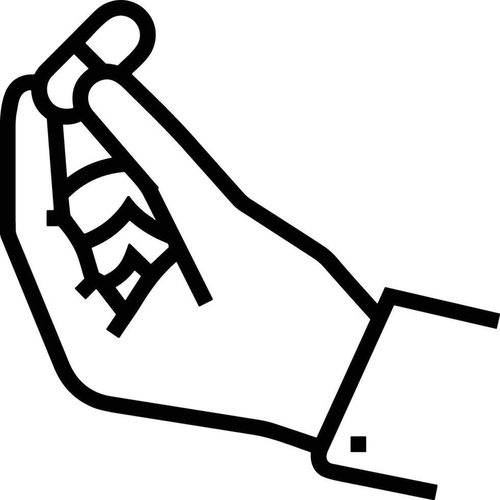Hand icon symbol image illustration vector