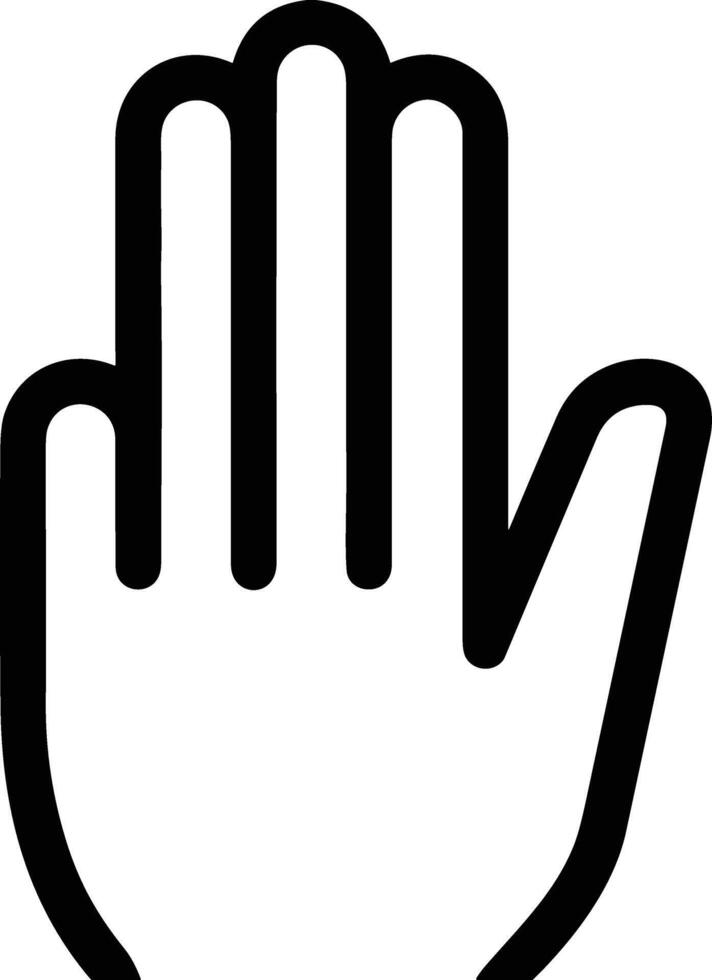 Hand icon symbol image illustration vector