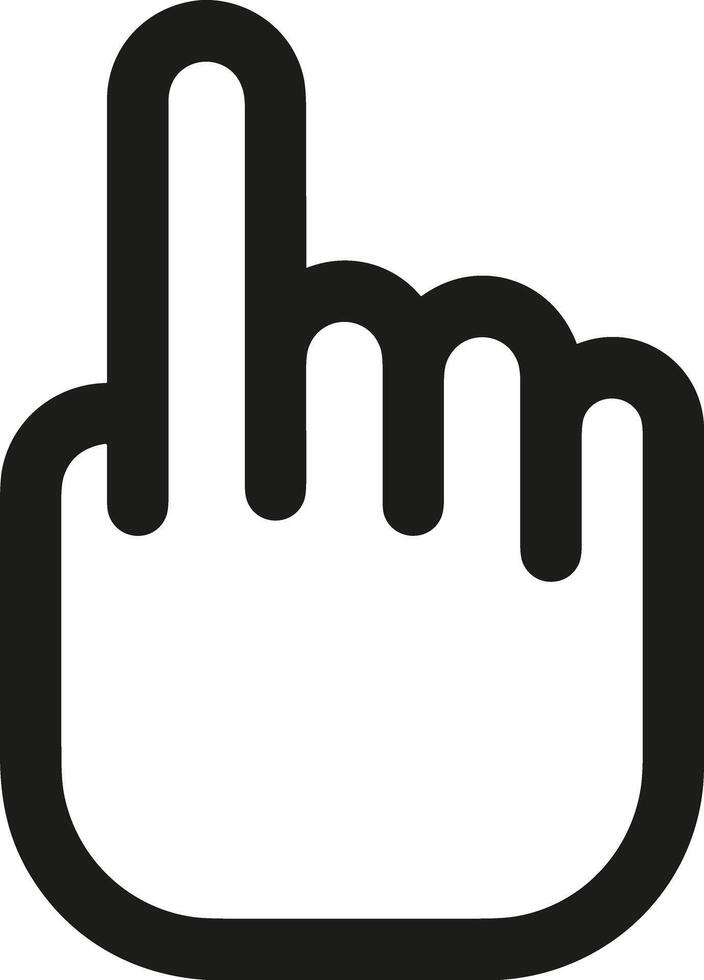 Hand icon symbol image illustration vector