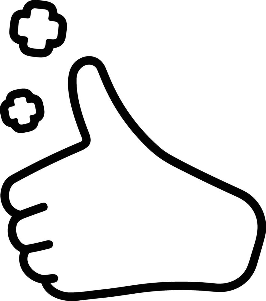 Hand icon symbol image illustration vector