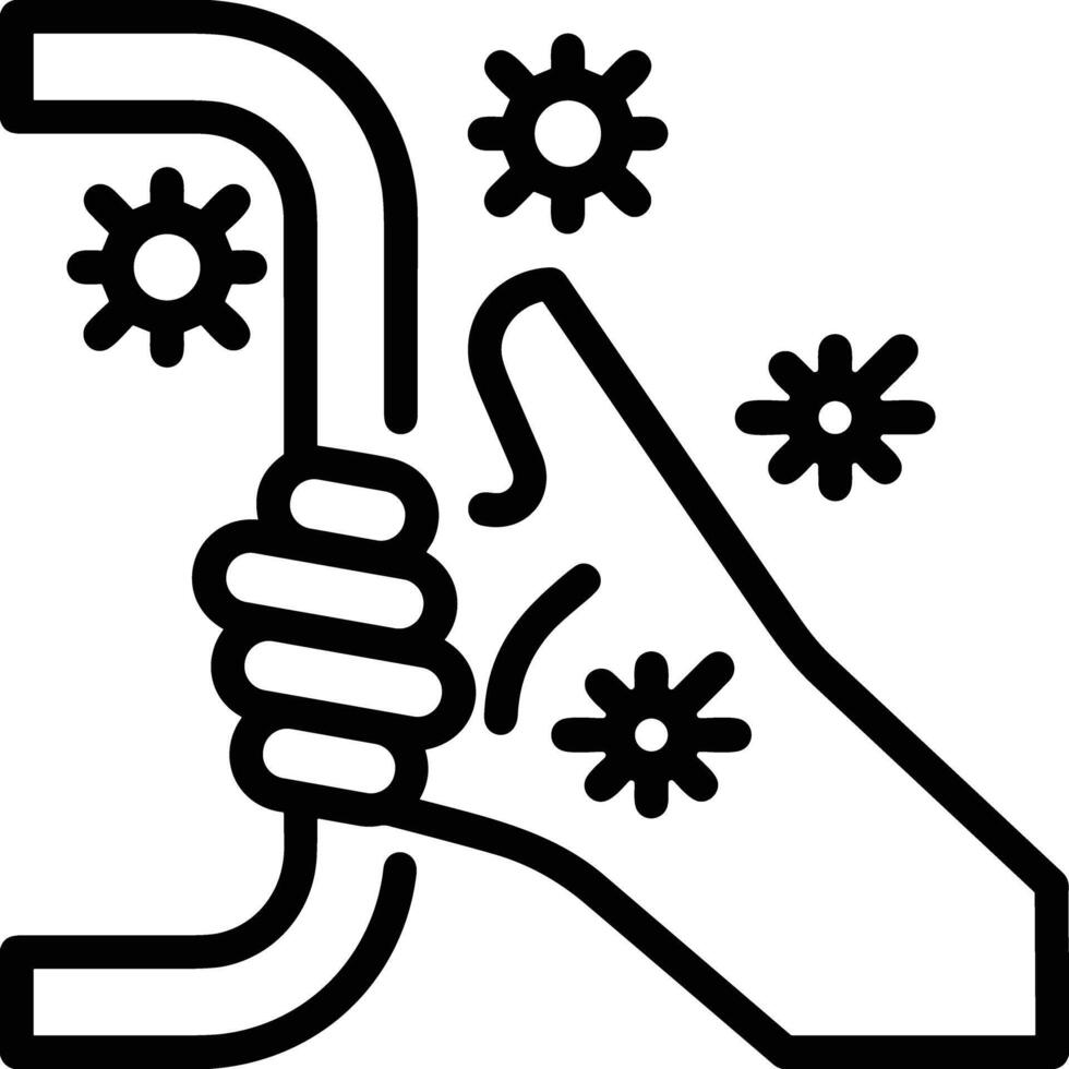 Hand icon symbol image illustration vector