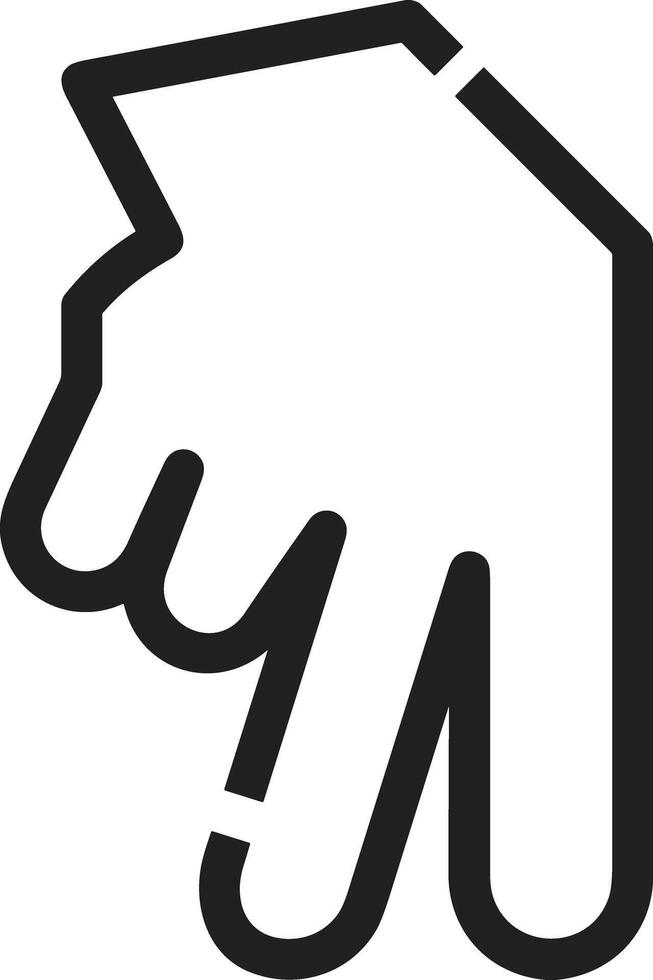 Hand icon symbol image illustration vector