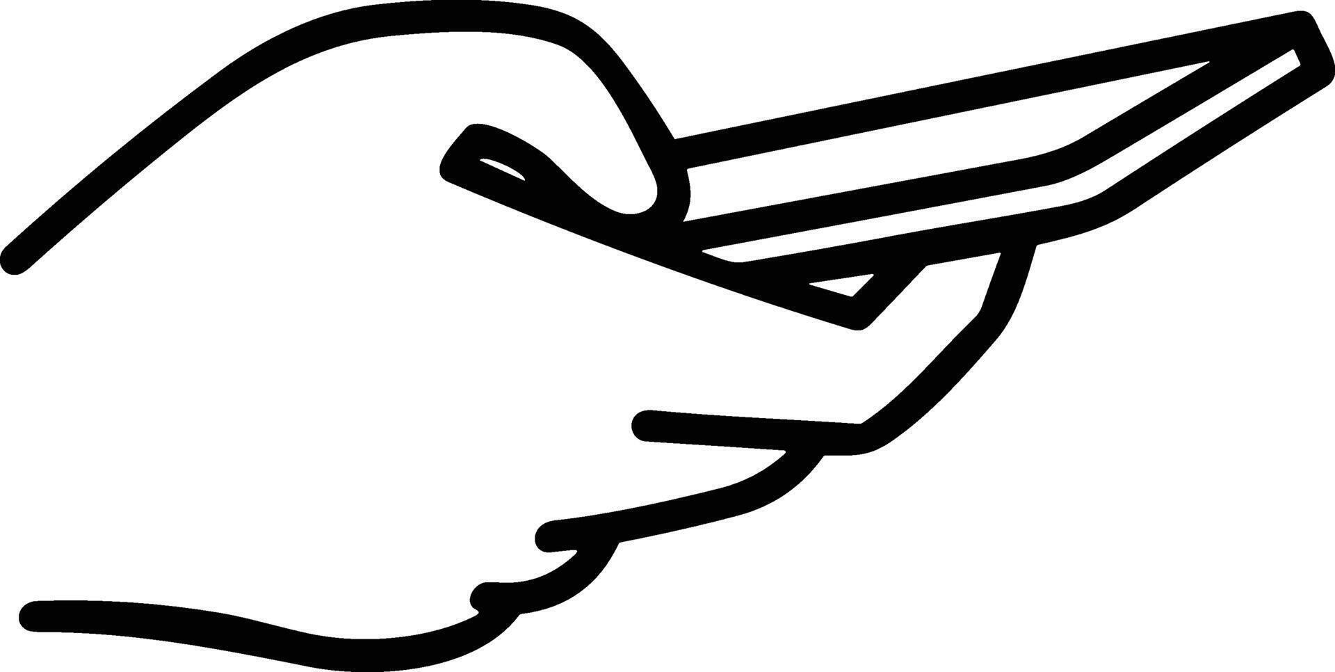 Hand icon symbol image illustration vector