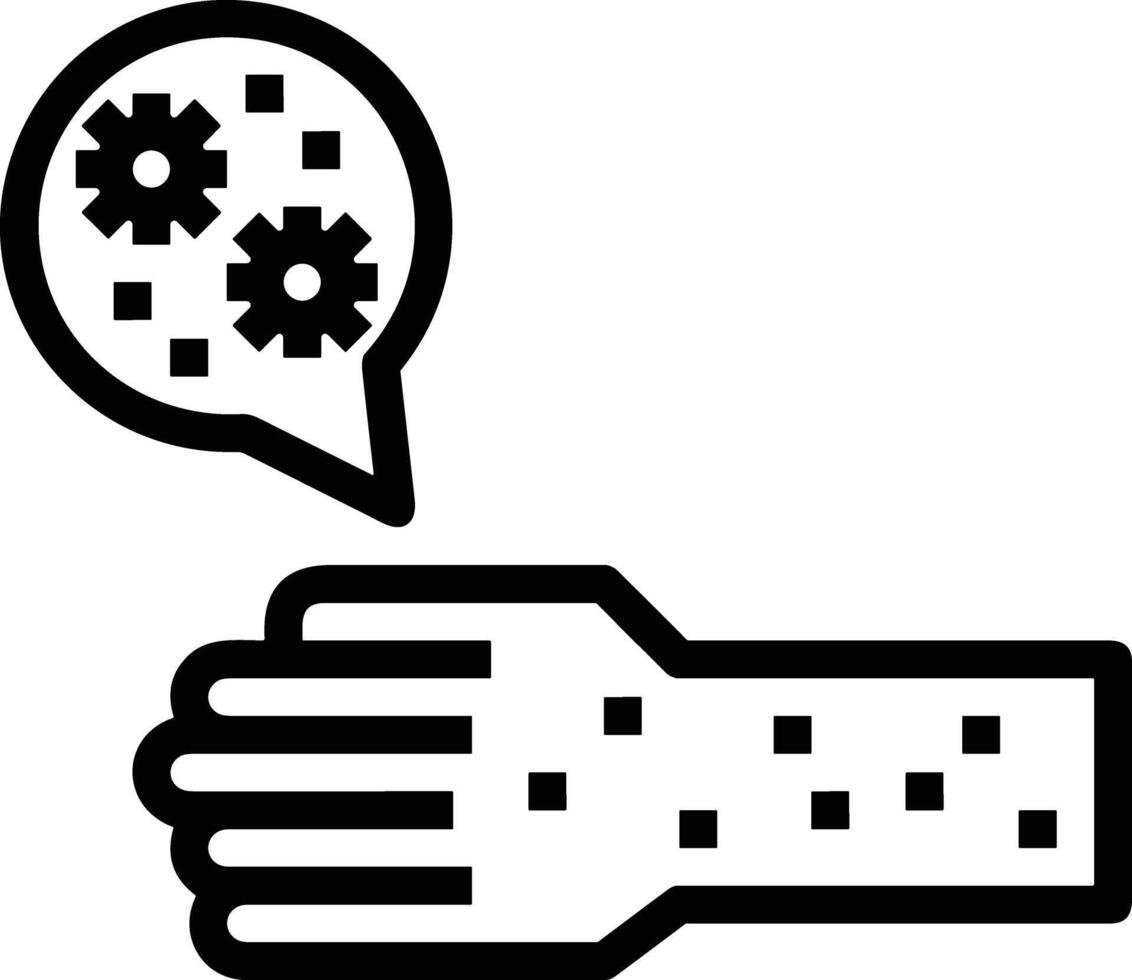 Hand icon symbol image illustration vector