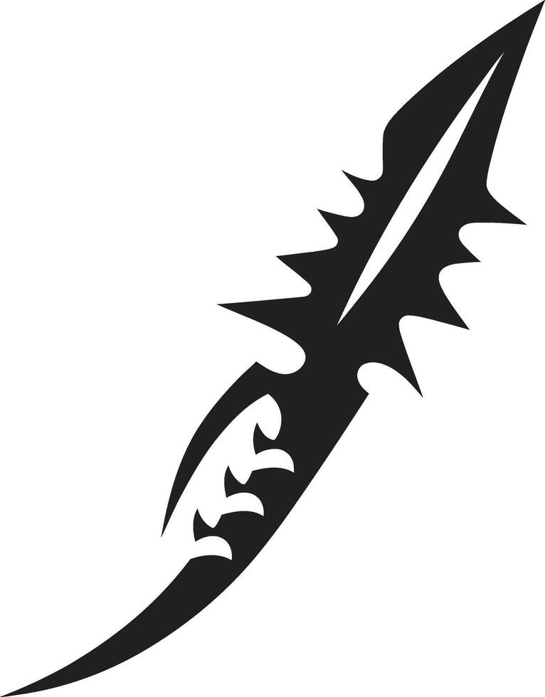 Midnight Marksman Elegant Knife Ink Infiltrator Contemporary Black