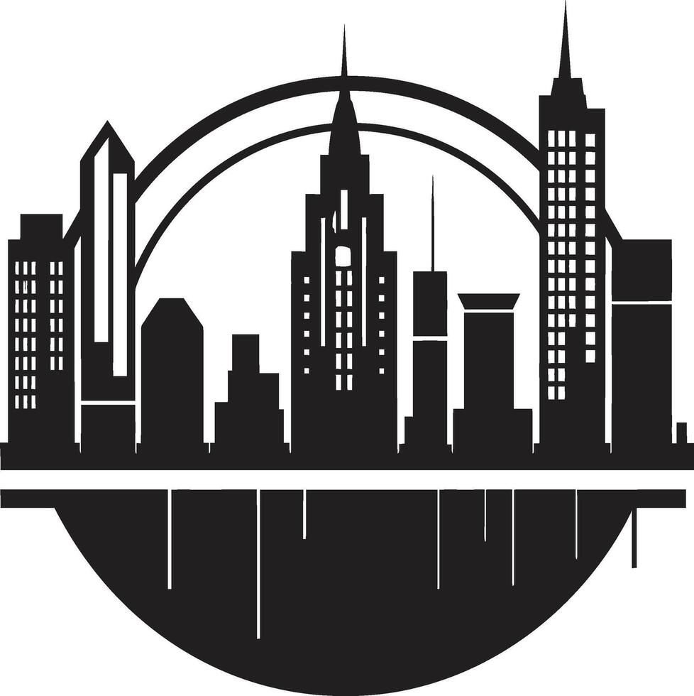 Chic Urban Impressions Modern Black Graphic Noir Night Vision Stylish Abstract Graphic vector