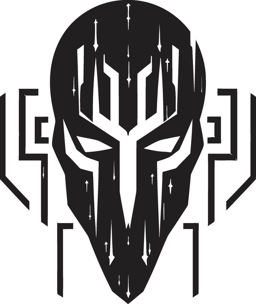 Cyber Scoundrel Shadowy Thief Symbol Ghostly Grafter Digital Cyber Thief Graphic vector