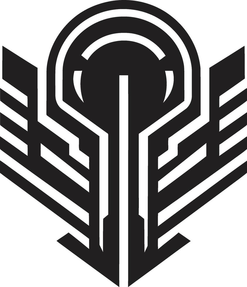 Phantom Phisher Black Cyber Thief Icon Cyber Scoundrel Sinister Thief Symbol vector