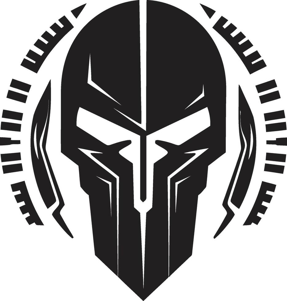Data Deviant Digital Cyber Thief Symbol Virtual Villain Black Cyber Thief Design vector