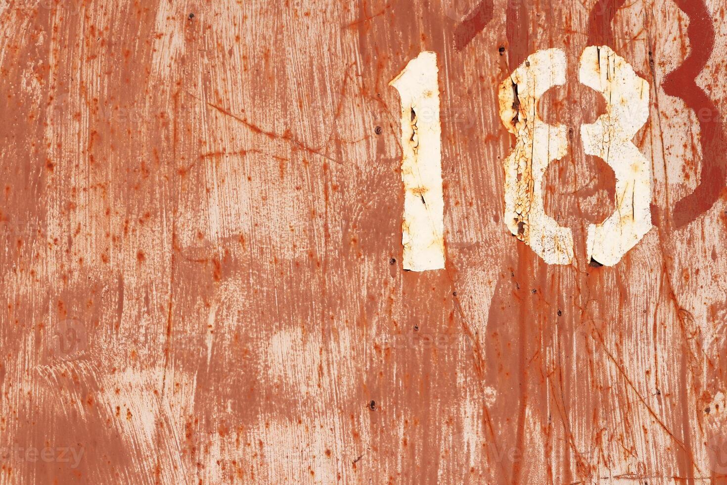 Rusty Paint Wall Texture. Number 18. Brush Strokes. photo