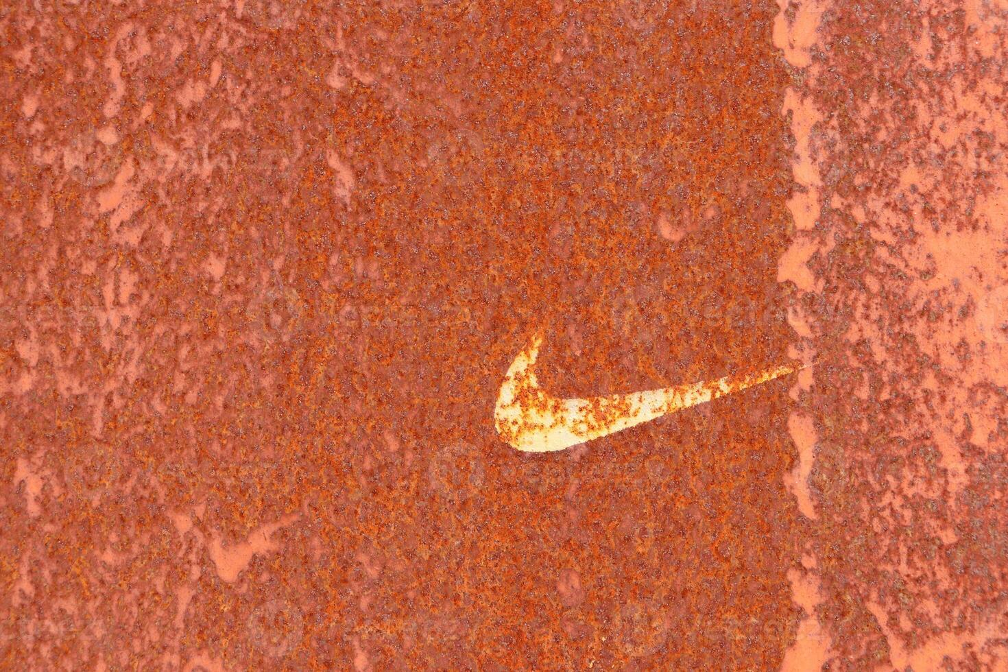 Rusty Painted Wall Texture photo