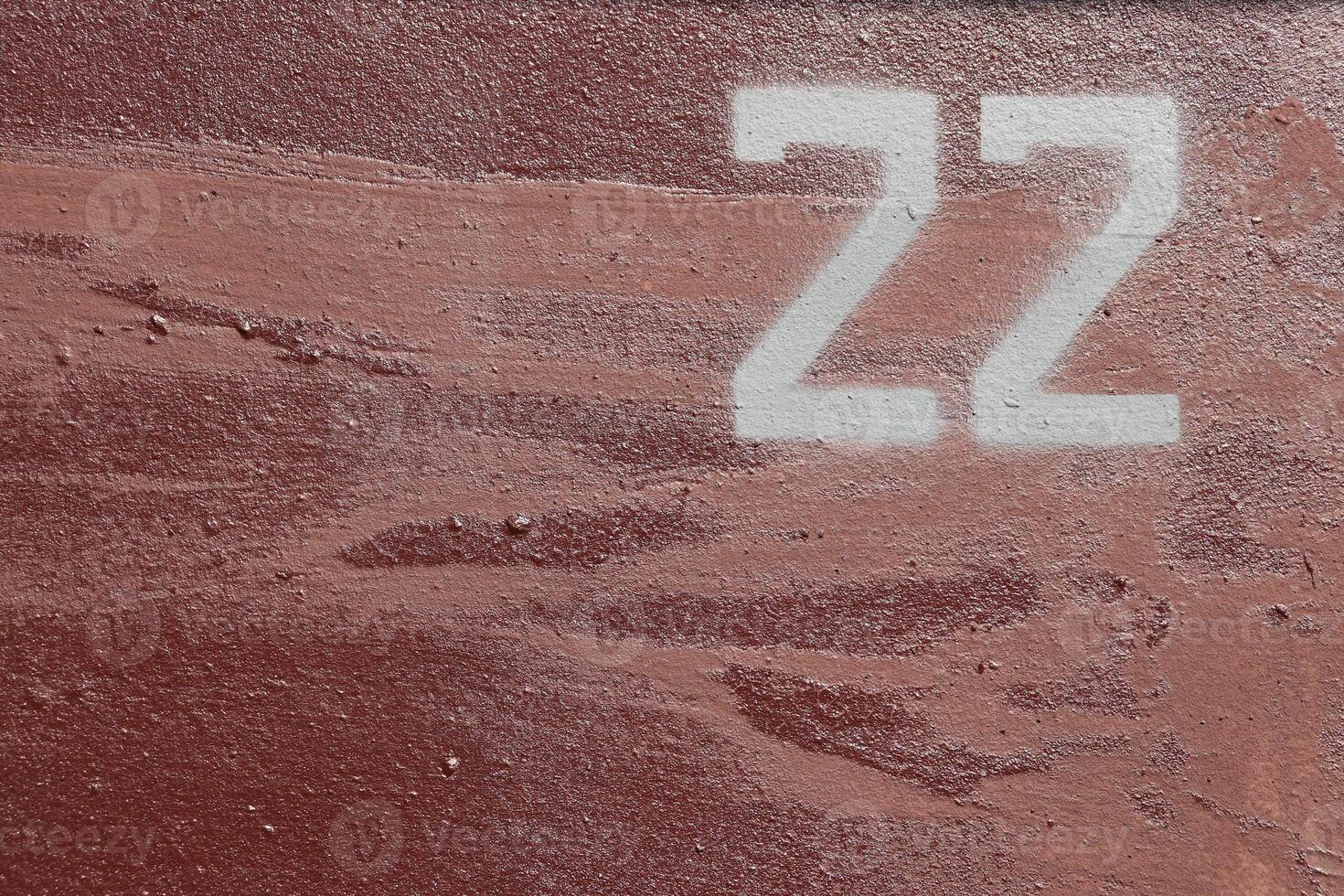 Rusty Painted Wall Texture. Number 22. photo