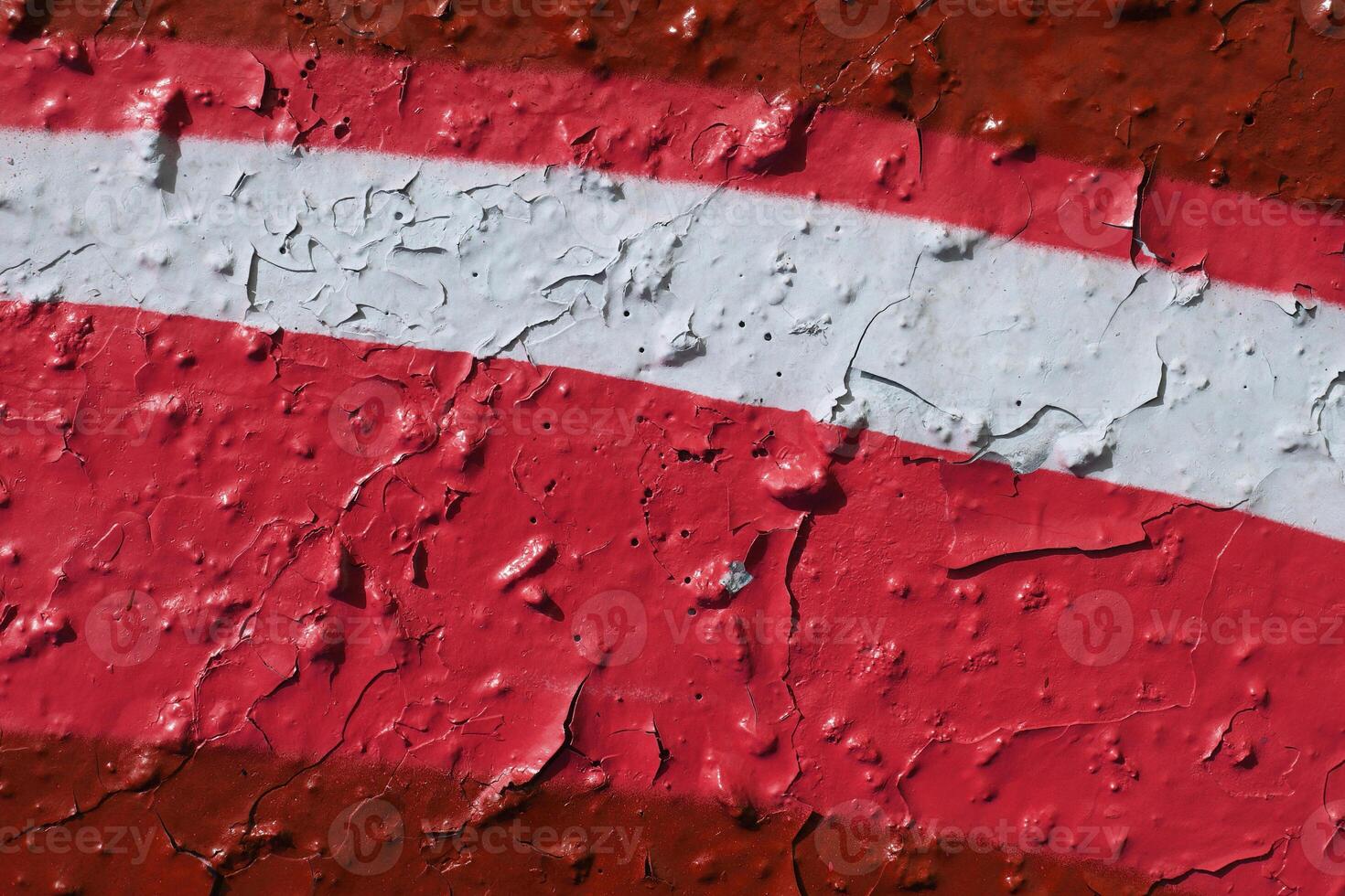Red Weathered Graffiti Wall. Urban Street Art Beauty. Texture Ba photo