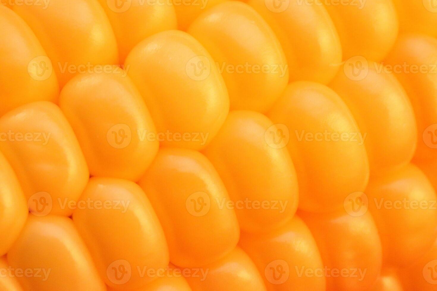 Macro corn kernels closeup texture. Freshness yummy background. photo