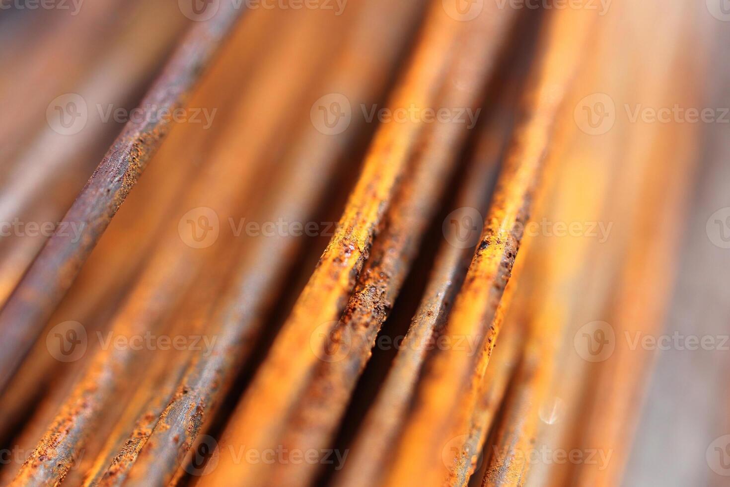 Building Rustic Metal Wire Macro Closeup Background. photo