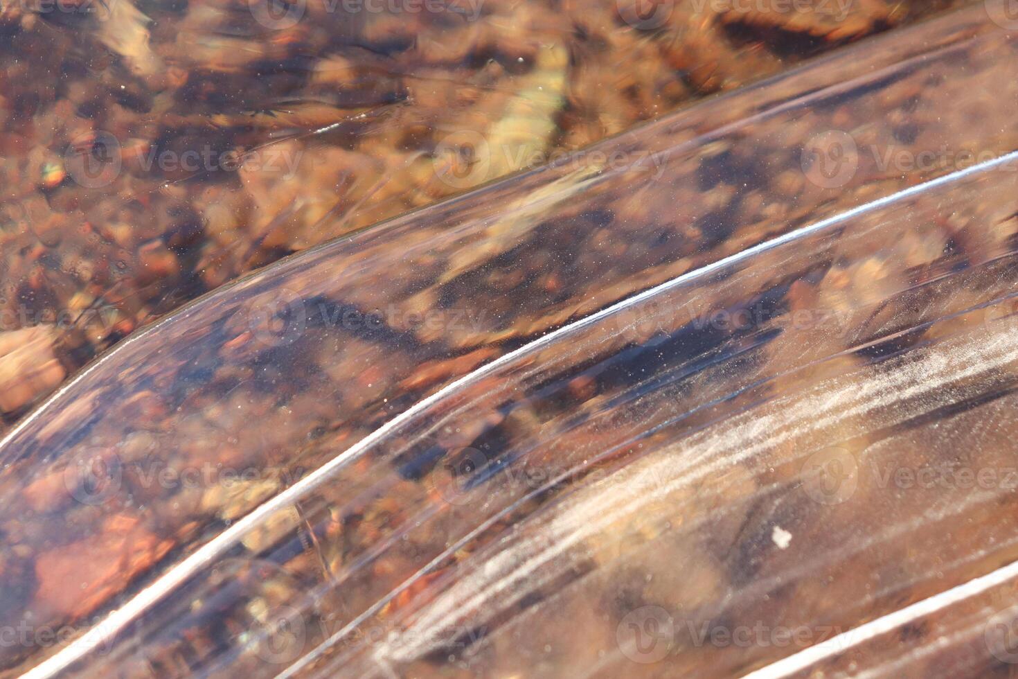 Transparent Ice Lake Pattern Surface Background Texture. Drawing photo