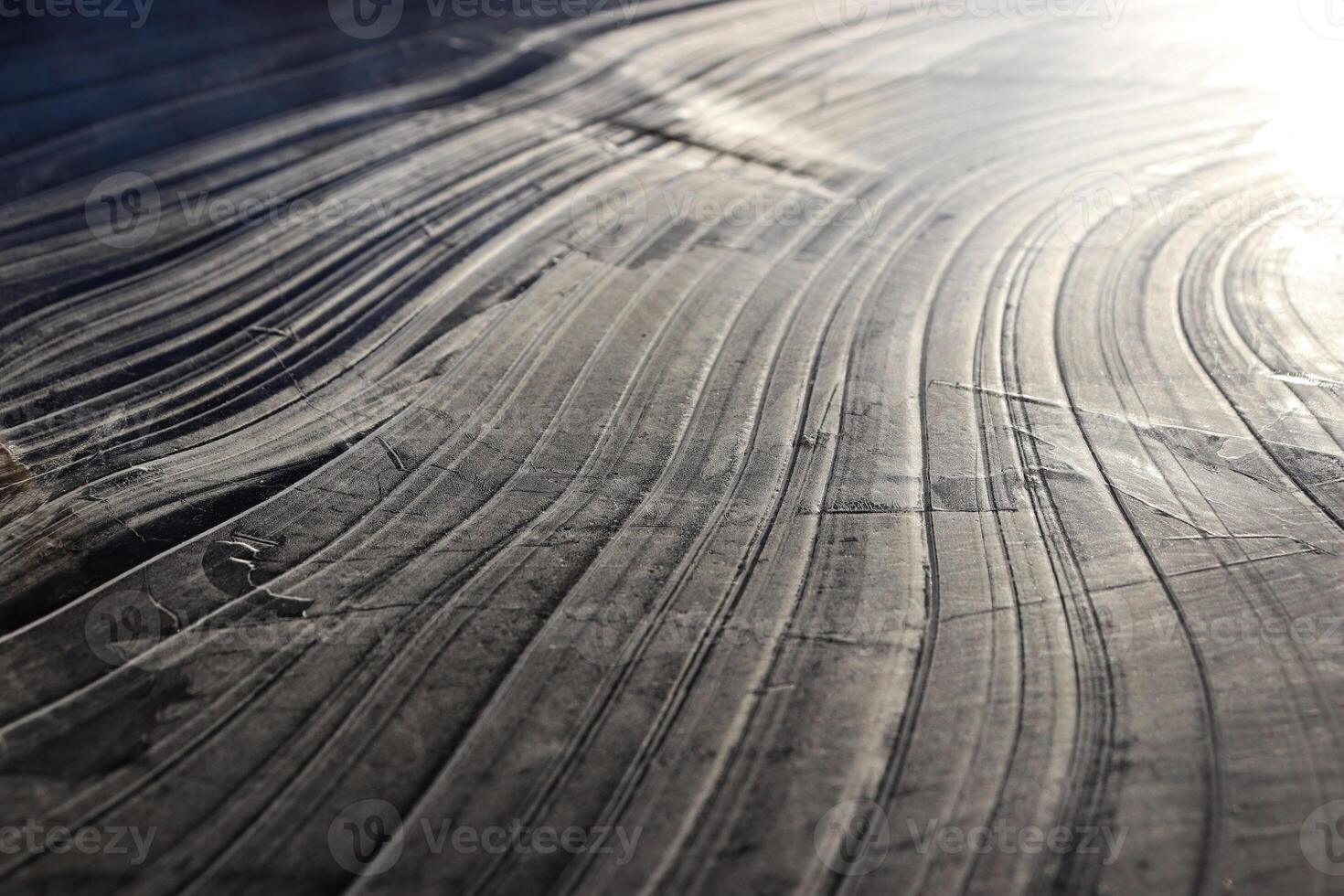 Ice Lines Pattern Surface Background Texture. Wavy Drawings of I photo