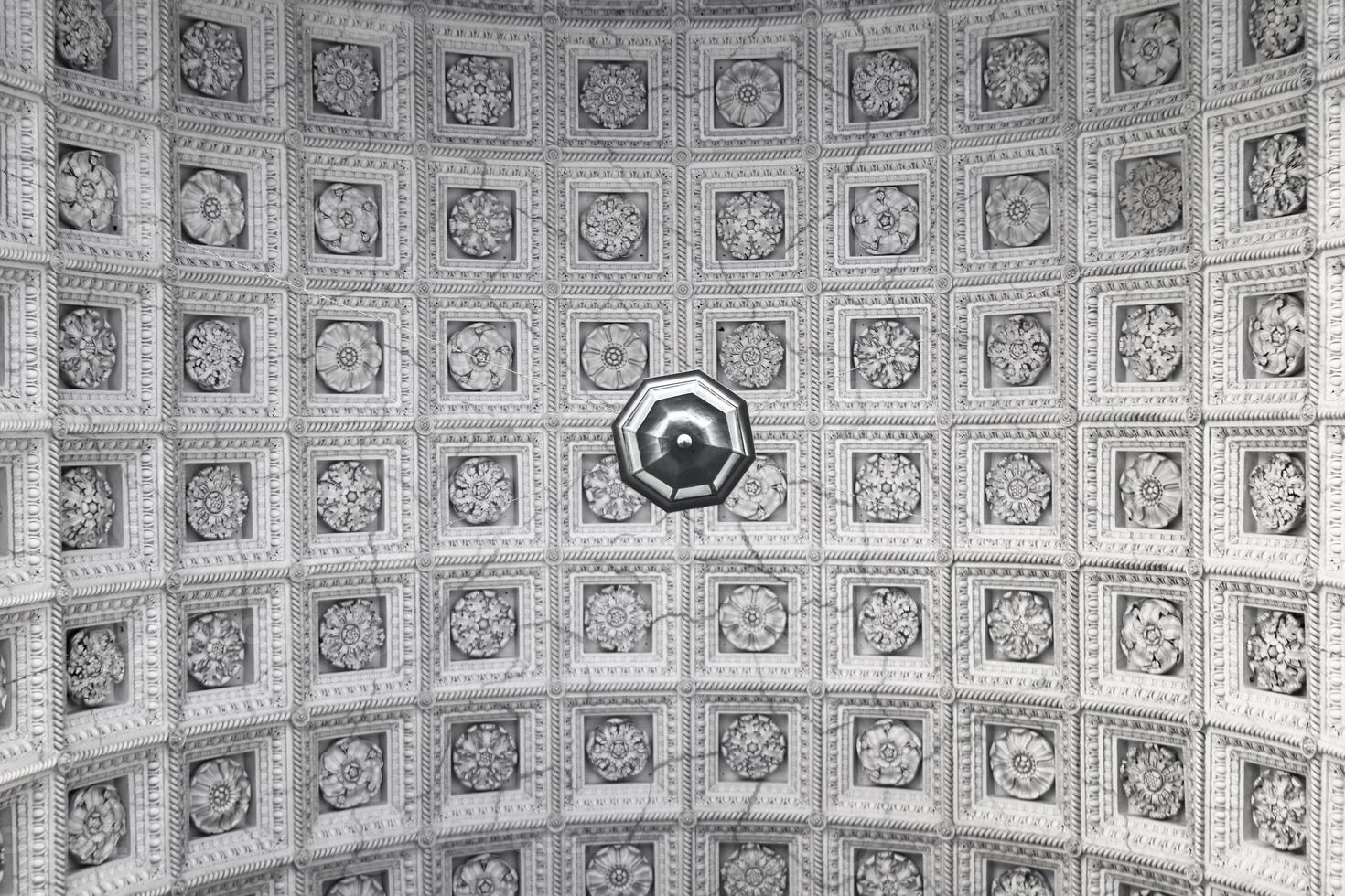 The network of flower ornaments on the ceiling of the hall of St. Isaac's Cathedral. Saint-Petersburg photo