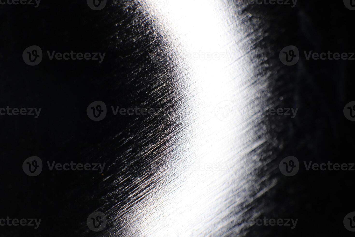 Bright Brushed Metal Background. Macro Closeup. photo
