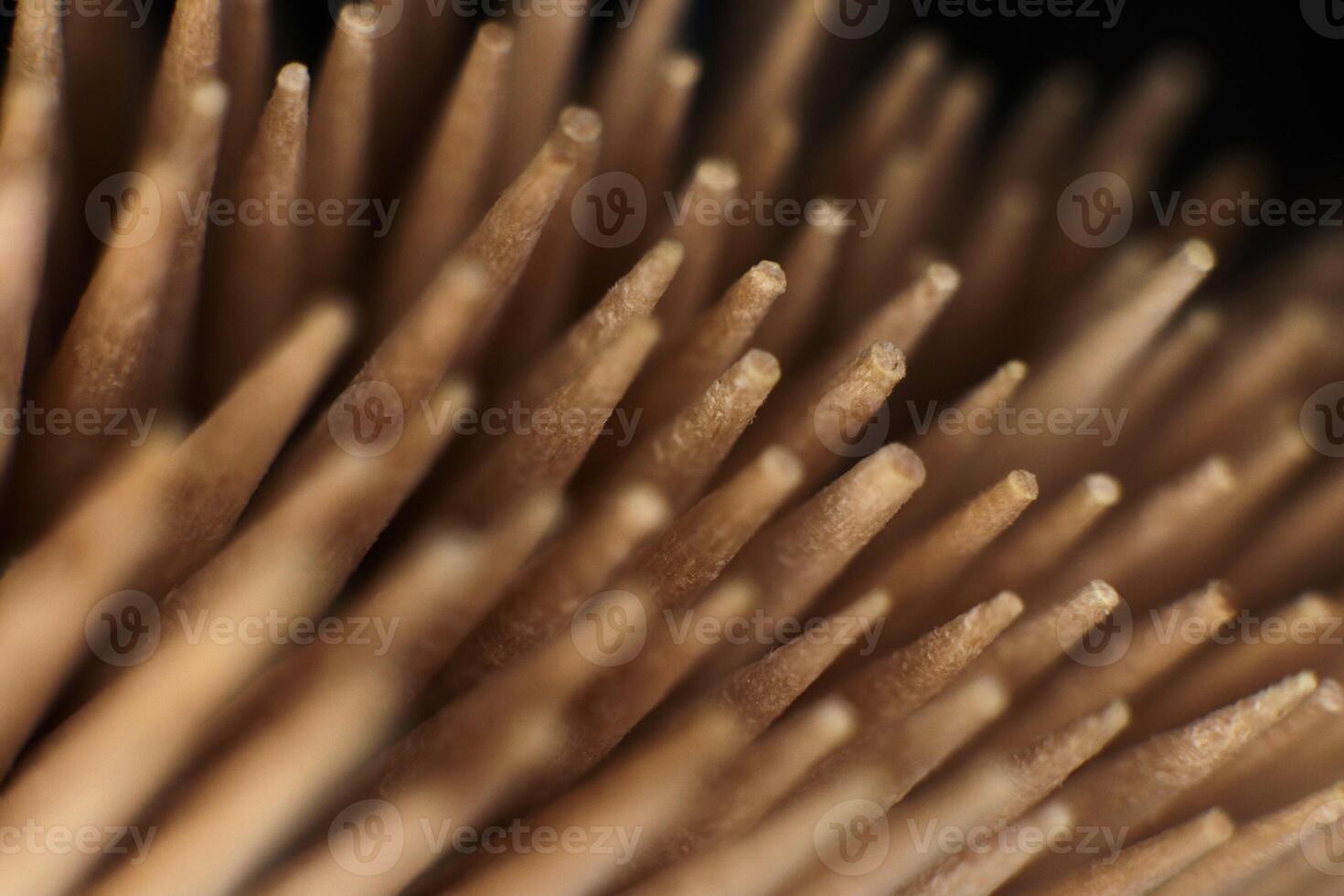 Toothpicks Stack Background. Macro Closeup. photo