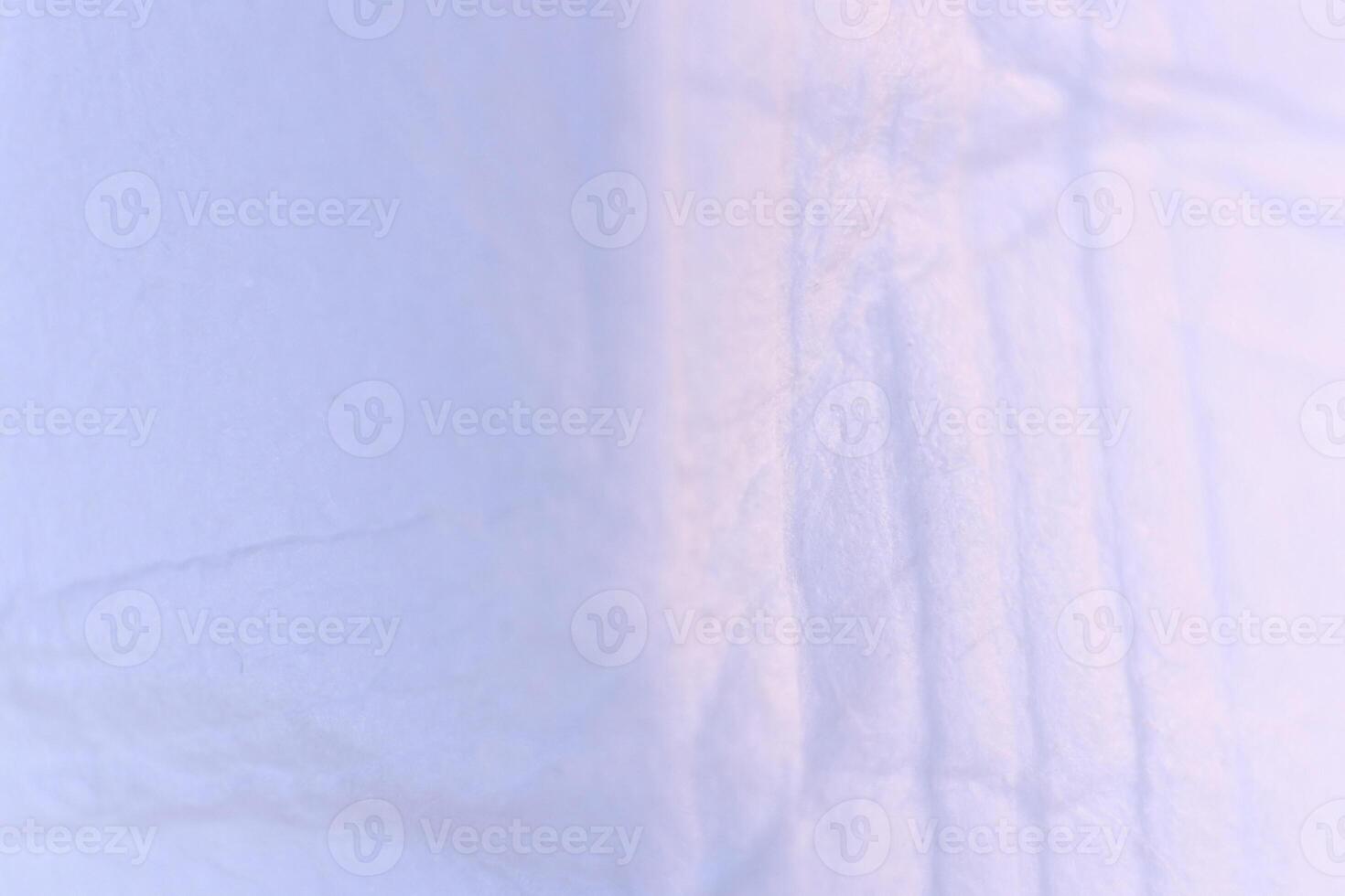 Soft Fold Lines on Light Lilac Paper Texture. Macro Closeup. photo