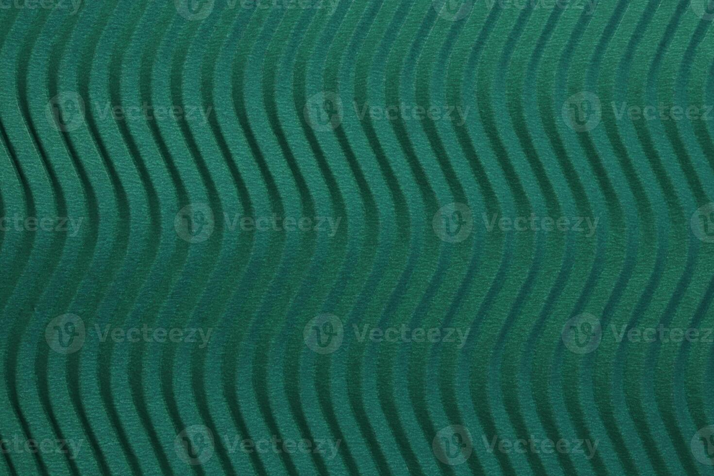 Deep Sea Blue Paper Vertical Waves Texture. Embossed Waves on Detailed Paper Background. Corrugated Wavy Cardboard Backdrop. photo