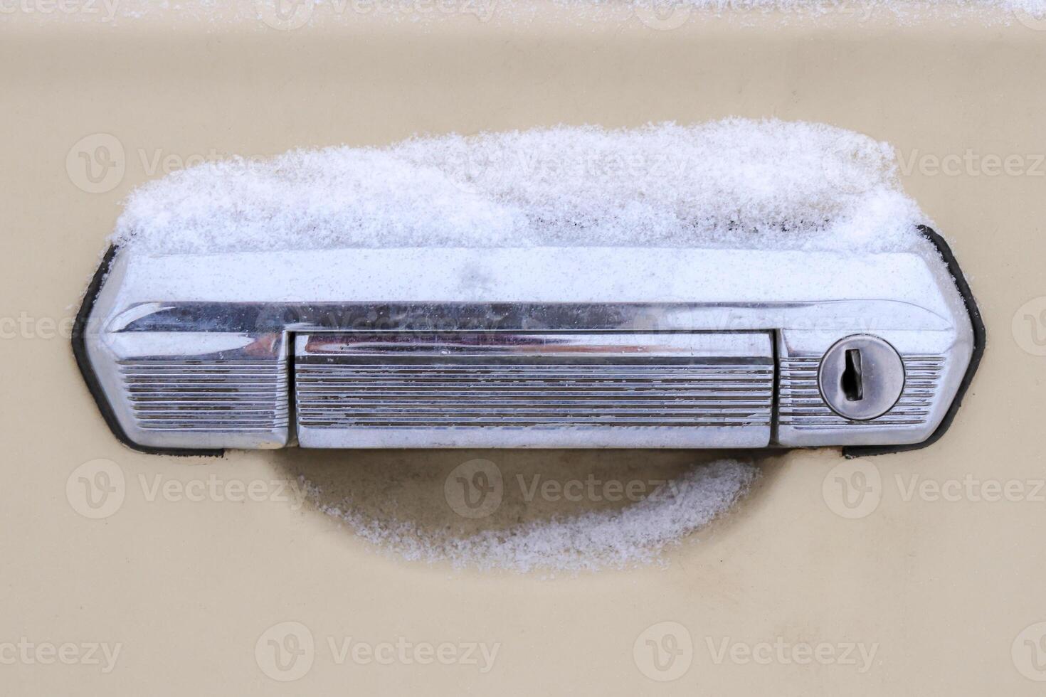 Front handle of russian auto Vaz Lada 1300. photo