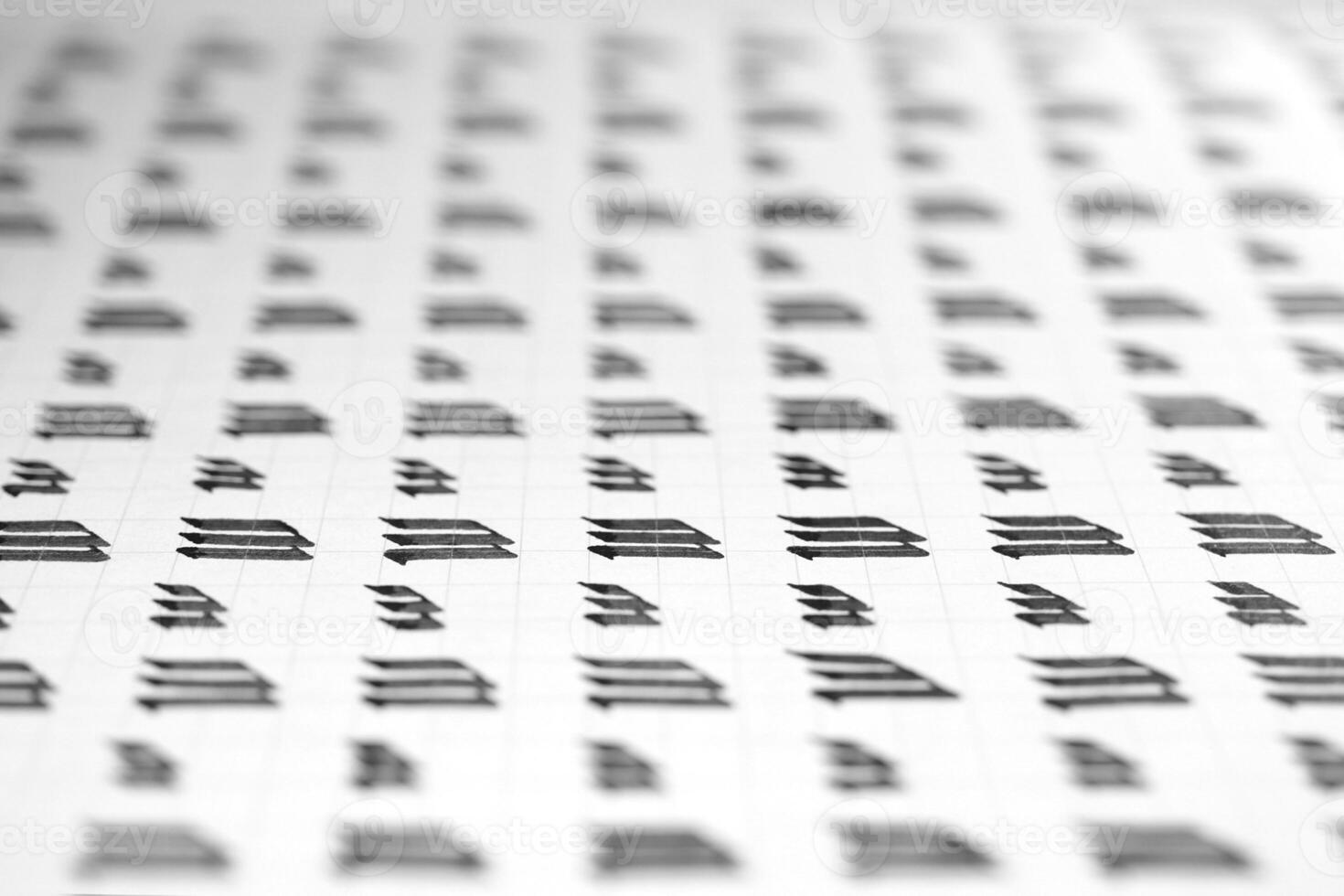Handwriting black and white symbol filling pattern. Calligraphic letter M learning skills paper page. Calligraphy letters m background. Lettering practice writing worksheet. photo