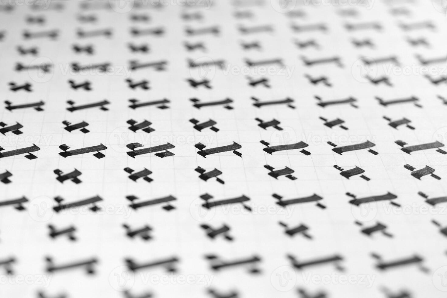 Calligraphy black and white letters X background. Lettering practice writing worksheet. Handwriting symbol filling pattern. Calligraphic letter x learning skills paper page. photo