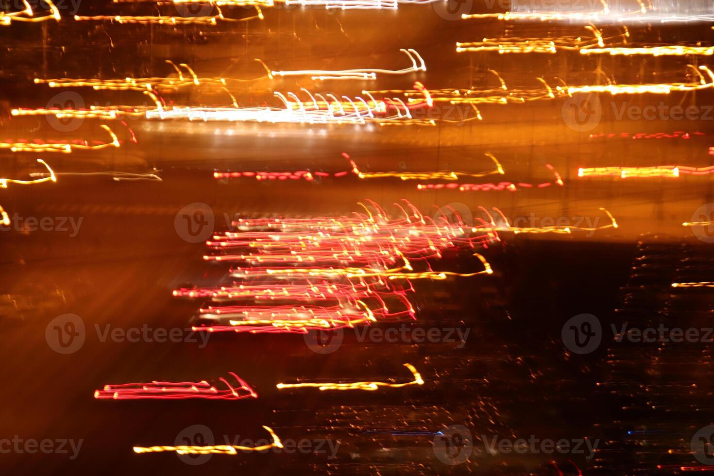 Traffic bright lamps tracks. Road light traces. Trail lines background. photo