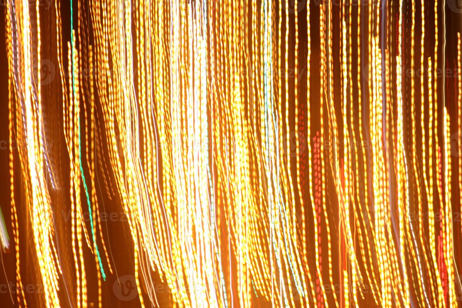 Trail lines background. Traffic bright lamps tracks. Road light traces. photo