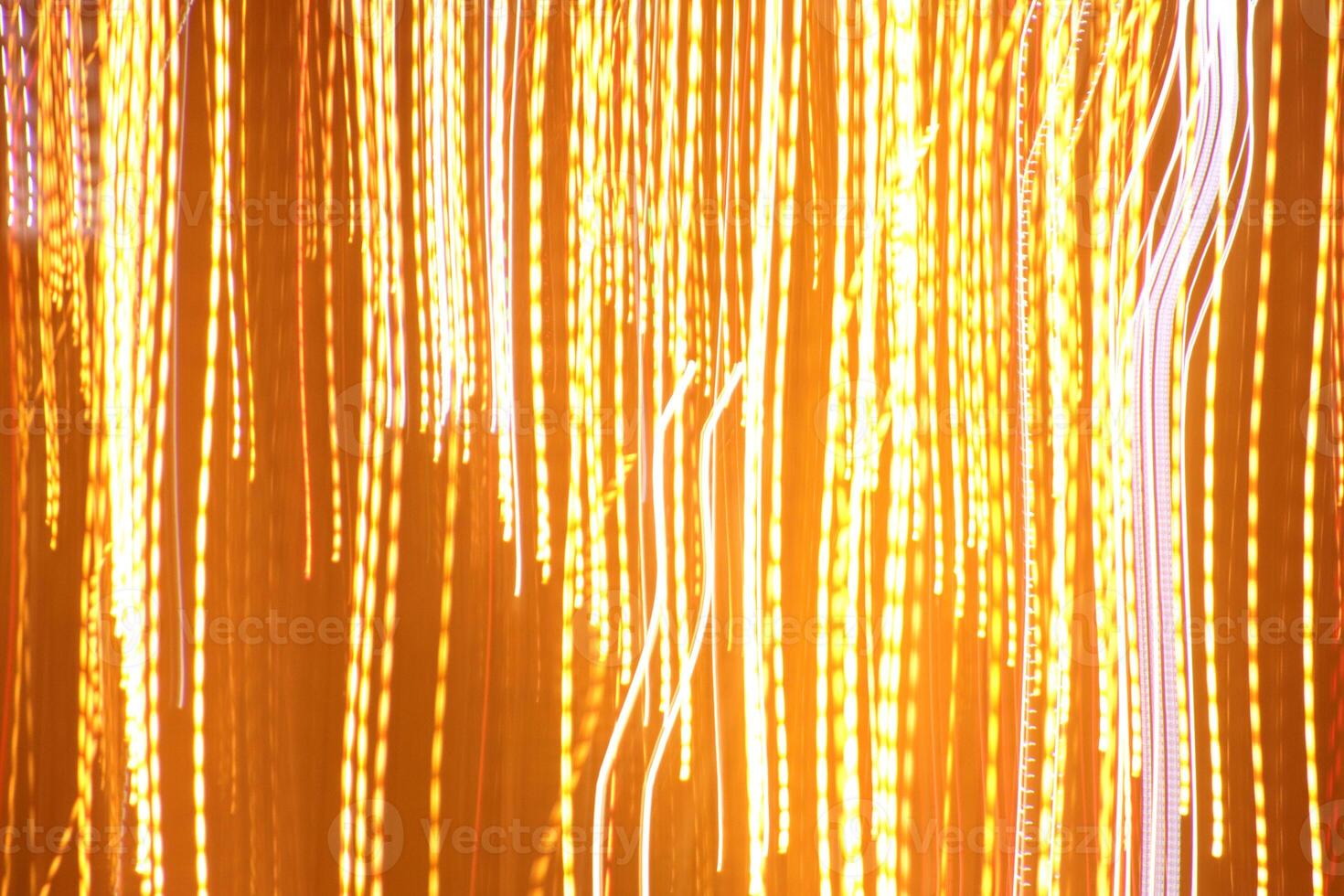 Trail lines background. Traffic bright lamps tracks. Road light traces. photo