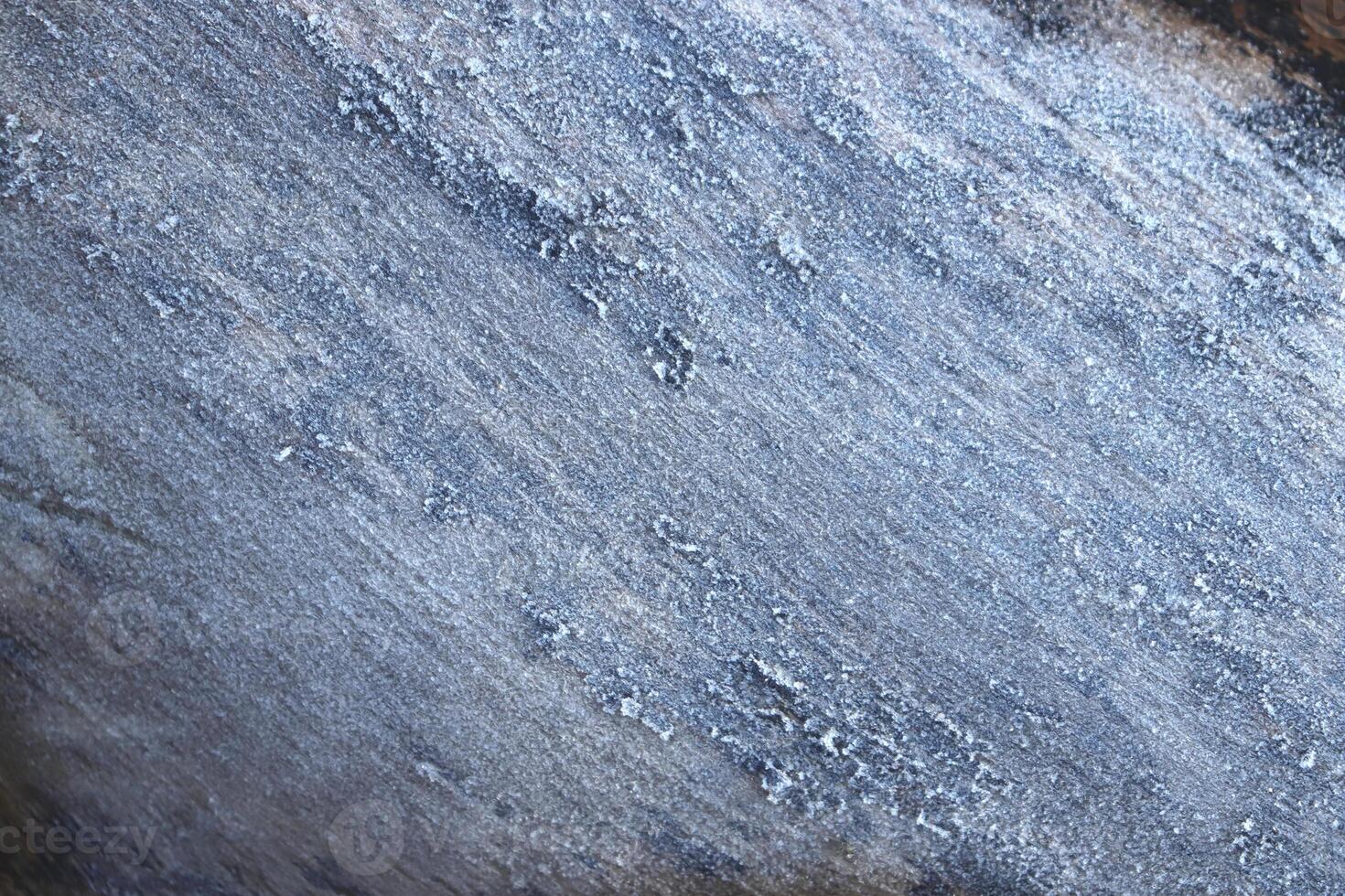 Hoarfrost wood log texture. A log covered with frost background. photo