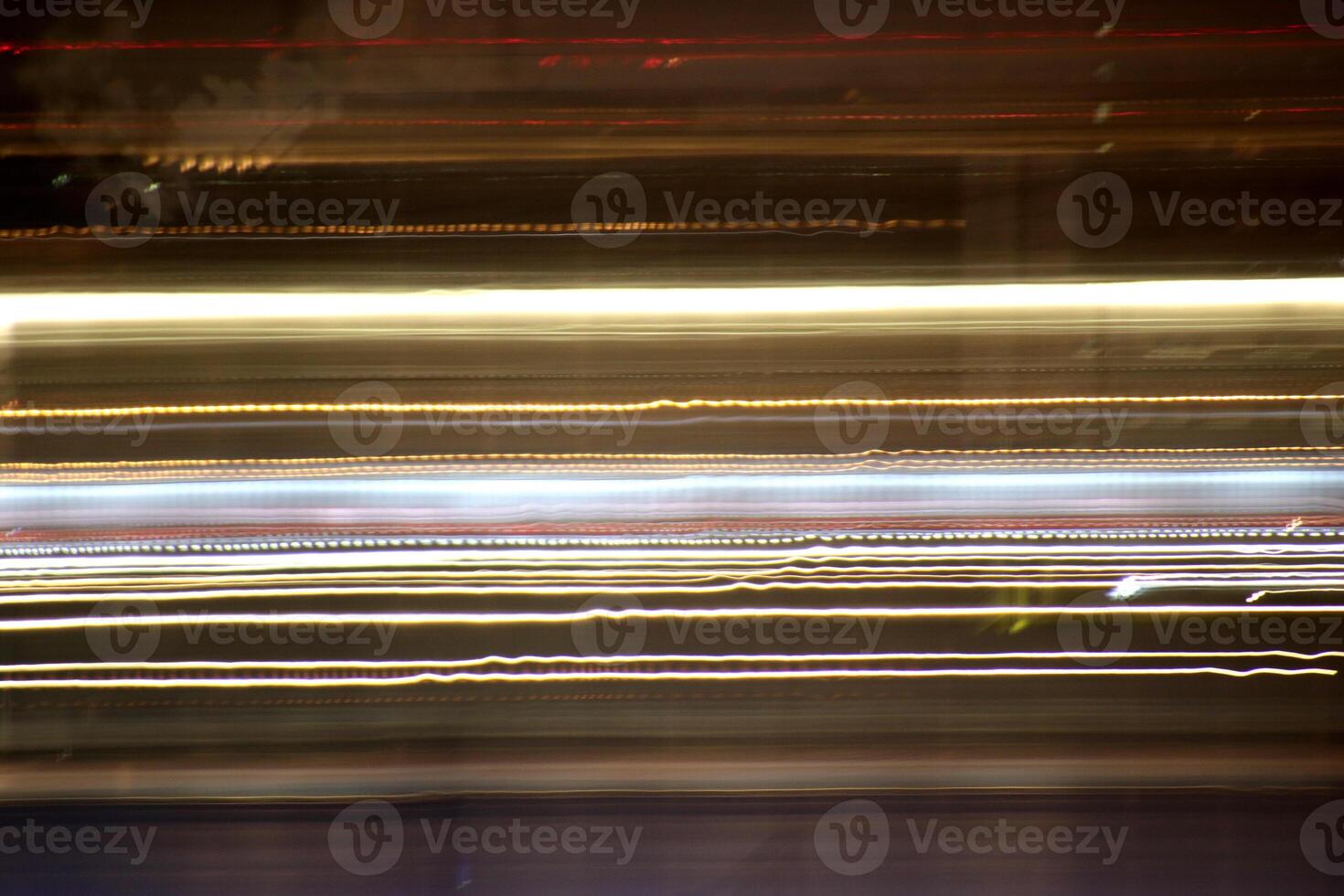 Light lines leaks exposition background. Night city rays glow backdrop. Night exposure zoom traces texture. photo