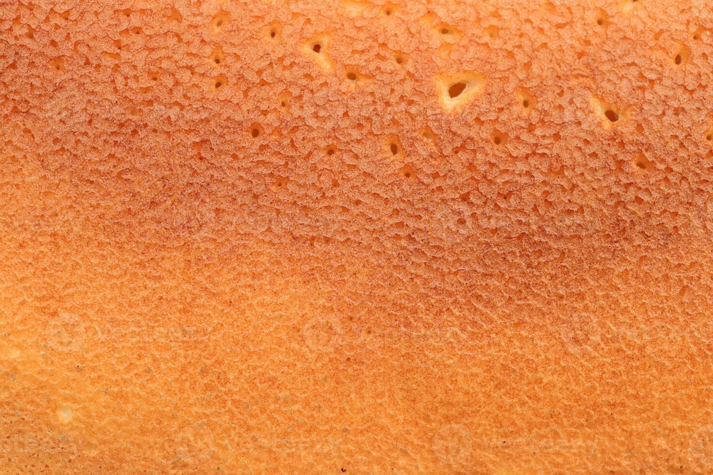 Clean Backed traditional desert pancake pattern texture. Macro closeup. photo