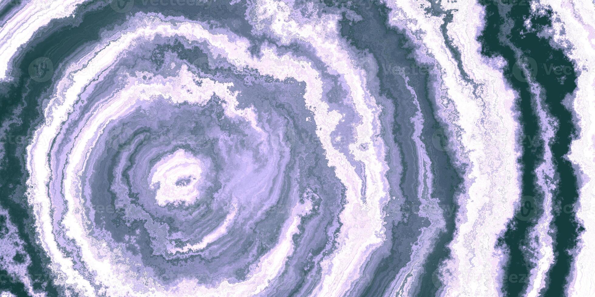Light Violet Agate Mineral Texture. Stripe Circles Stone Pattern Surface Background. photo