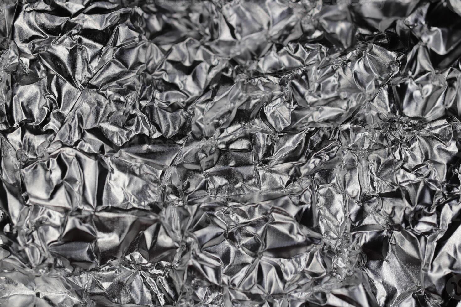Metallic Black White Background Texture photo