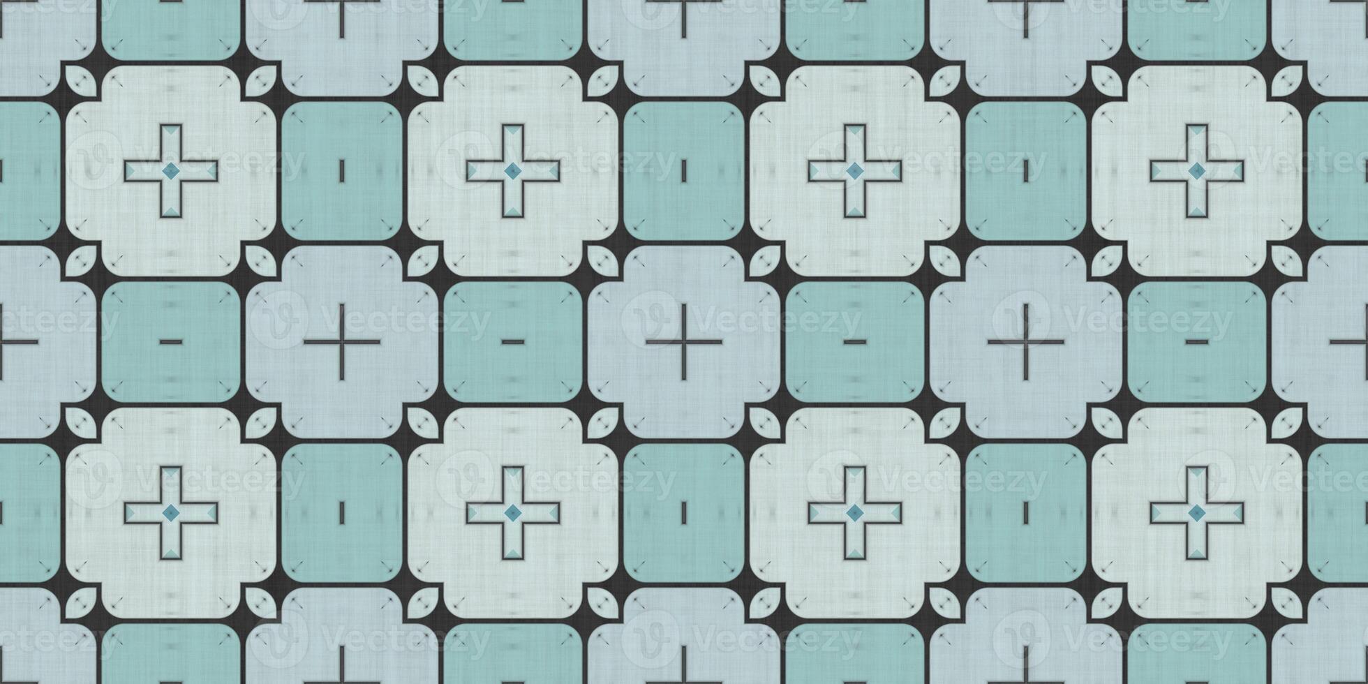 Seamless Geometrical Pattern Background. Geometry Kaleidoscope Shape Texture. photo